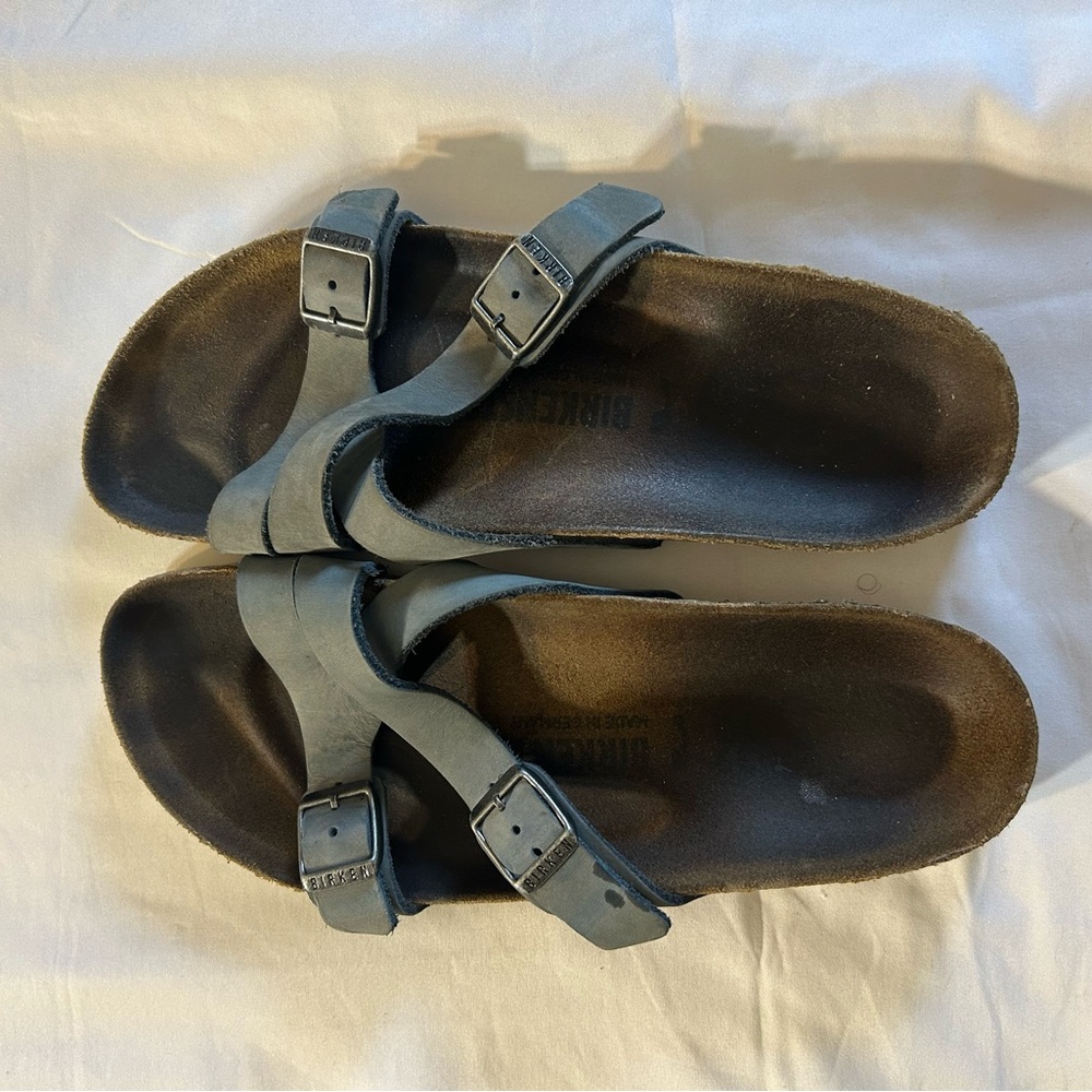 Birkenstock Gray Sandals, US Size 8